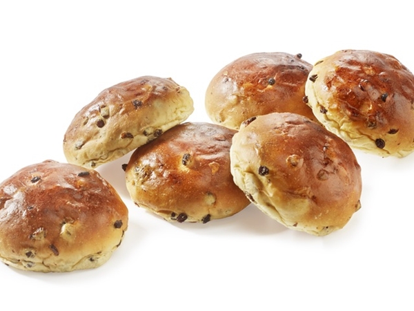 Krentenbollen 6 stuks