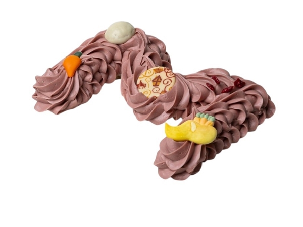 Choco letter handgespoten callebaut